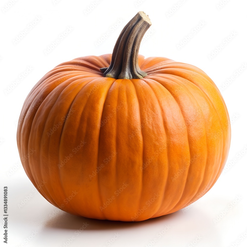 Pumpkin isolated on white background.