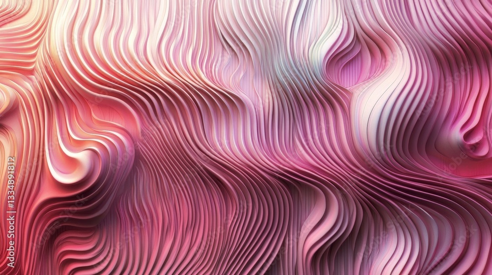 Fototapeta premium Abstract Architectural Design: Dynamic Forms and Intricate Patterns