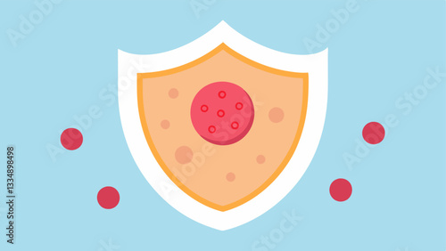 Protective Barrier An illustration showing a protective barrier on the skin posttreatment emphasizing the role of exosomes in maintaining skin integrity.