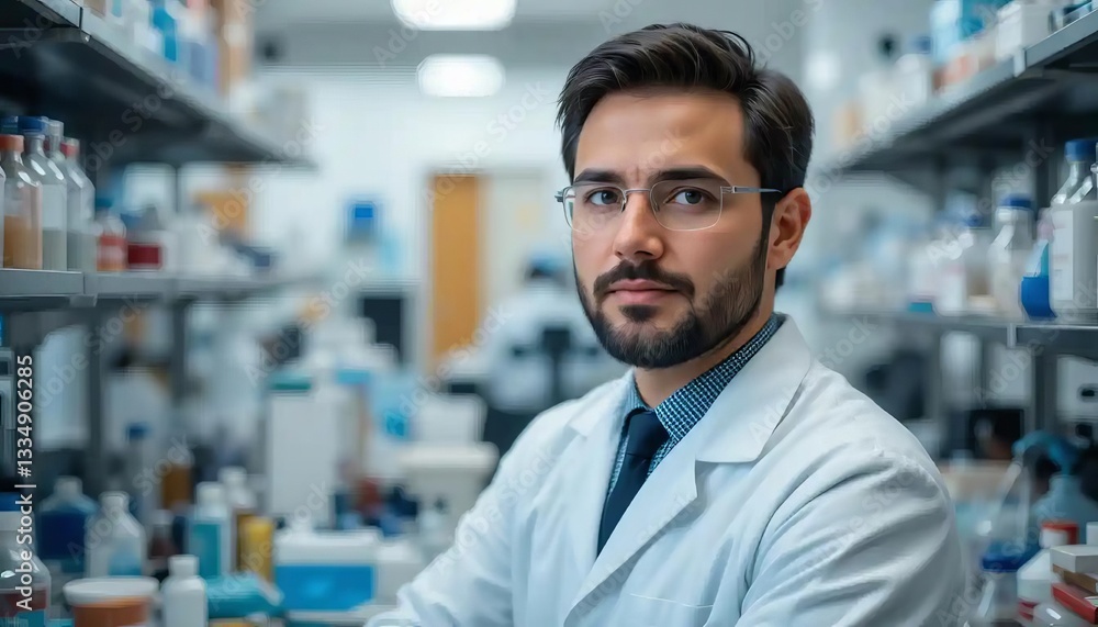 Fototapeta premium Portrait of a Scientist