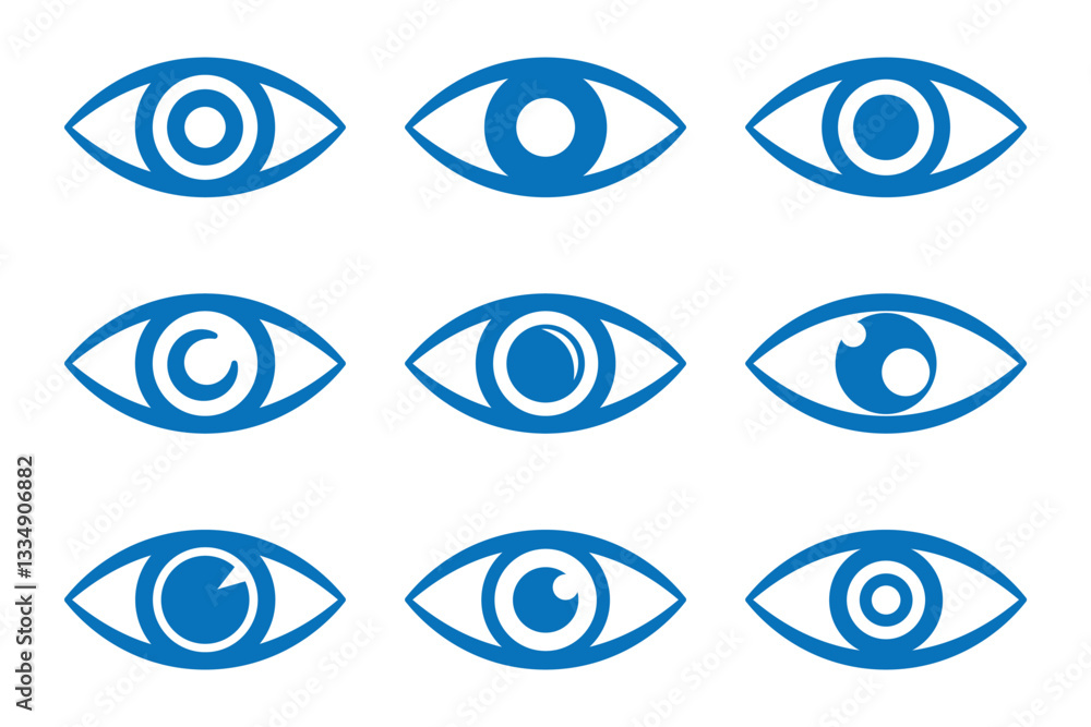 eye icon set. eyesight symbol , eye, view, vision icons in flat style. set of eye icon eps 888. eye icon set. eyesight symbol , eye, view, vision icons in flat style. set of eye icon eps 888.