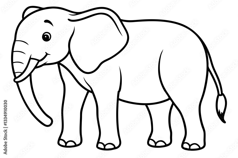 Abstract Elephant Sketch Abstract Elephant Sketch