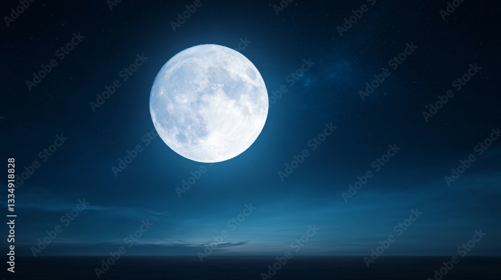 Bright full moon glowing in a serene night sky, peaceful ambiance with soft clouds, ideal for night-time inspiration. Bright full moon glowing in a serene night sky, peaceful ambiance with soft clouds, ideal for night-time inspiration.
