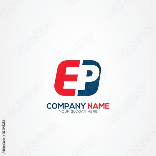 Creative EP PE logo Design Template Vector Graphic Branding Element