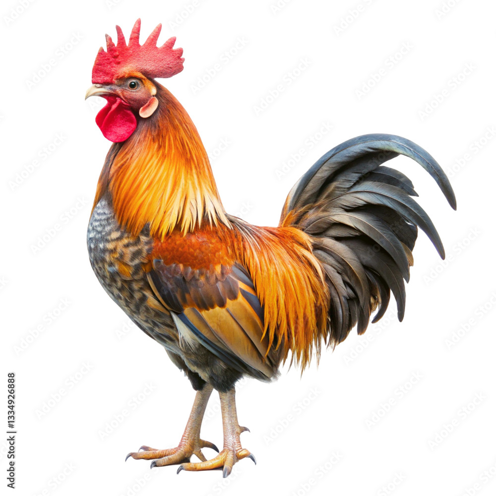 rooster isolated on white background rooster isolated on white background