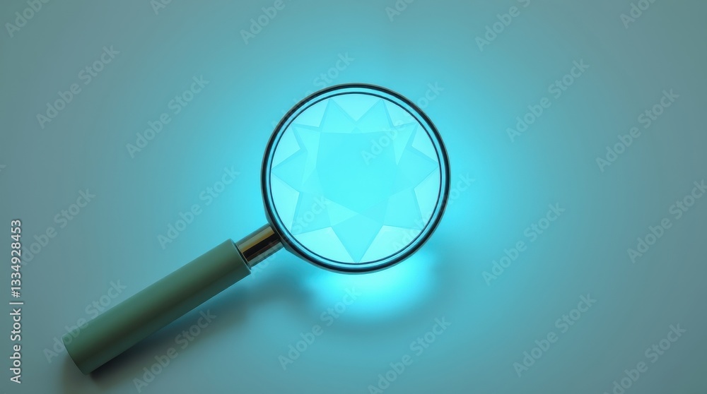Magnifying glass magnifies. Magnifying glass magnifies.