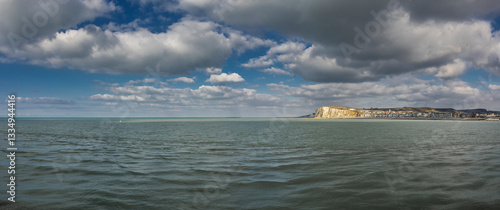 Kreidefelsen von Le Treport in Seine-Maritime am Ärmelkanal