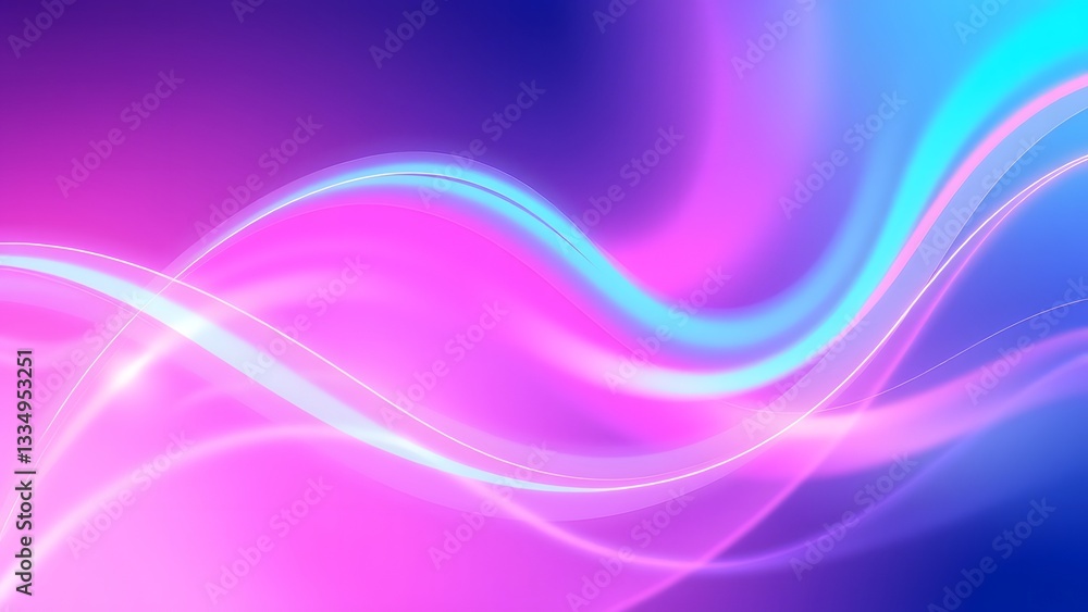 Naklejka premium abstract purple background with waves