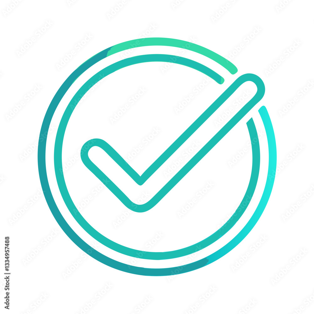 check mark colored icon isolated on transparent background
check mark colored icon isolated on transparent background