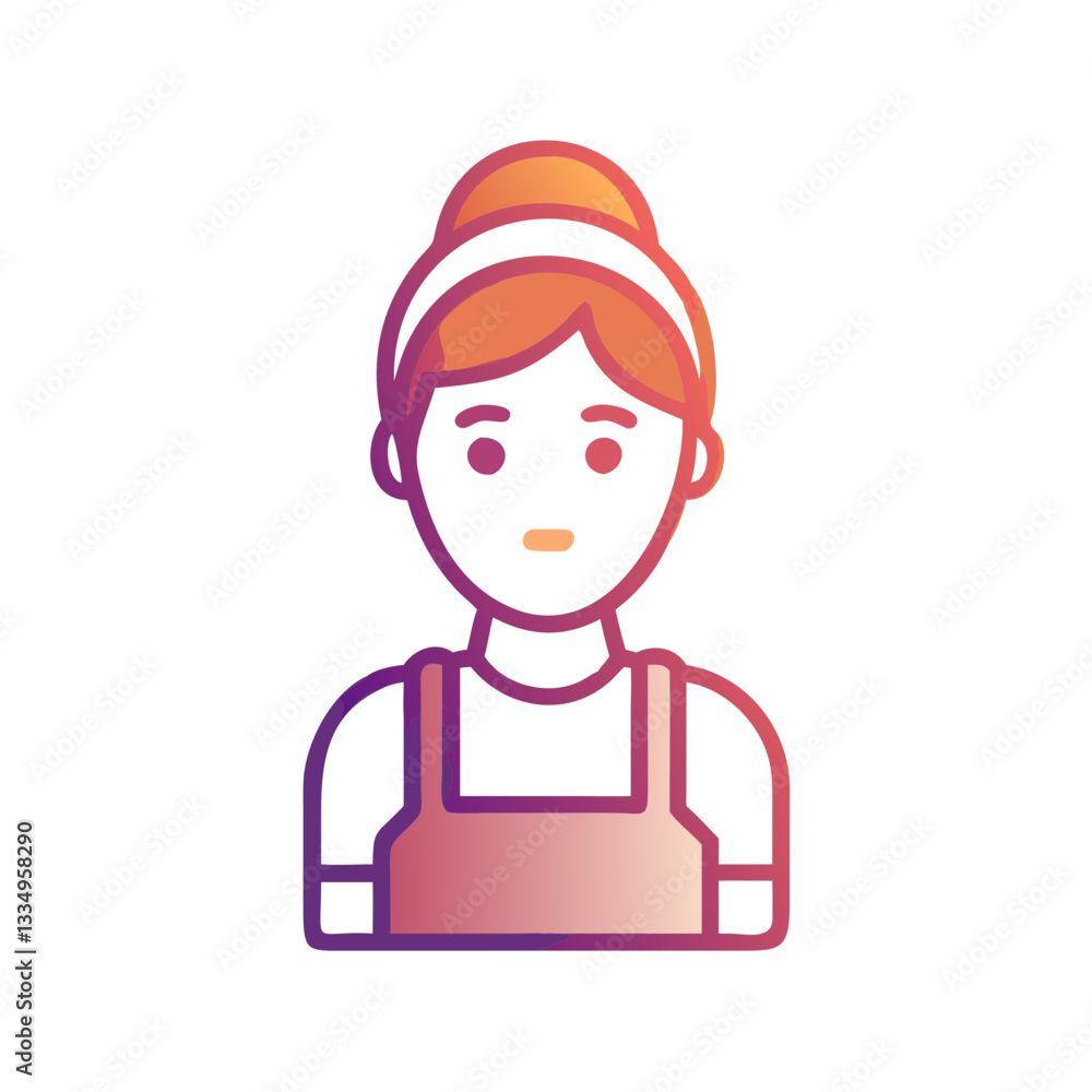 housemaid colored icon on transparent background
housemaid colored icon on transparent background