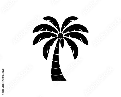 creative details Palm Tree Icon vector illustration