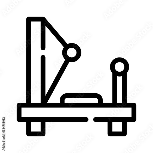 pilates line icon