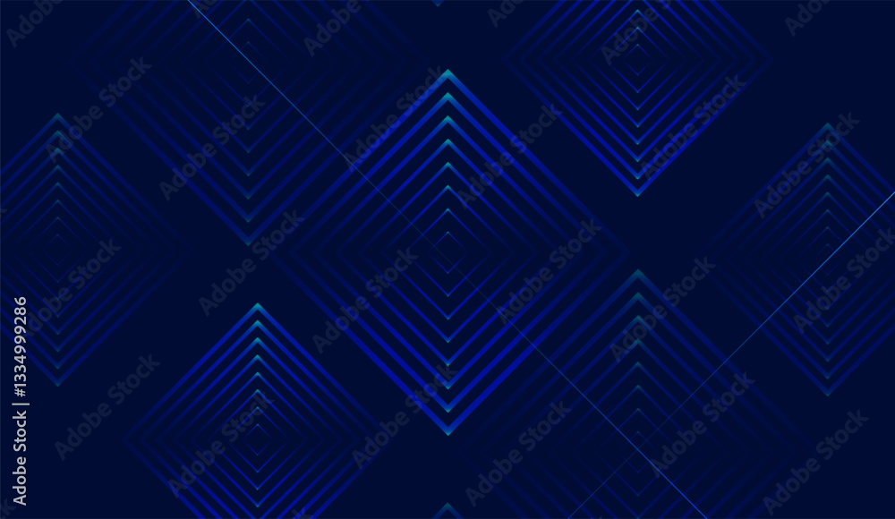 Abstract geometric pattern with layered blue and cyan square frames creating a sense of depth and dimension against a dark backdrop, invoking a modern, tech-forward aesthetic Abstract geometric pattern with layered blue and cyan square frames creating a sense of depth and dimension against a dark backdrop, invoking a modern, tech-forward aesthetic