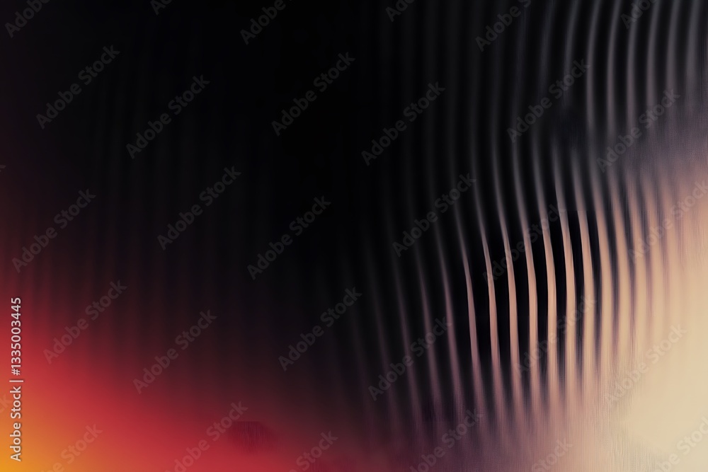 Wavy abstract lines feature dark color gradients and blurred light Wavy abstract lines feature dark color gradients and blurred light