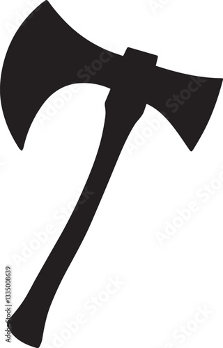 Throwing Axe Small  silhouette vector