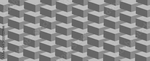 Square Cube Pop Up Design Display Box, 3d illustration vector