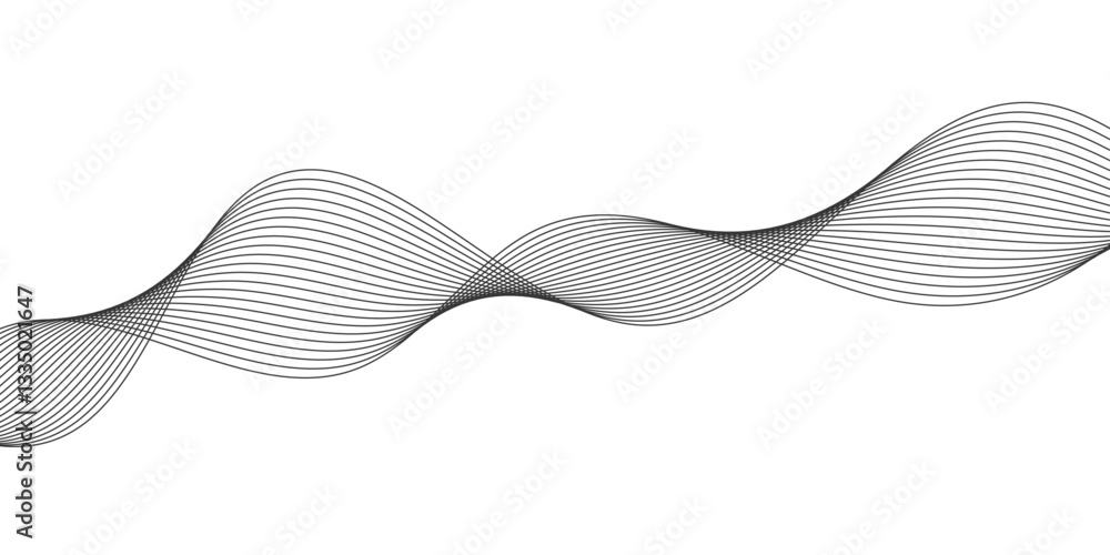 abstract Grey wave line background on white background. abstract Grey wave line background on white background.