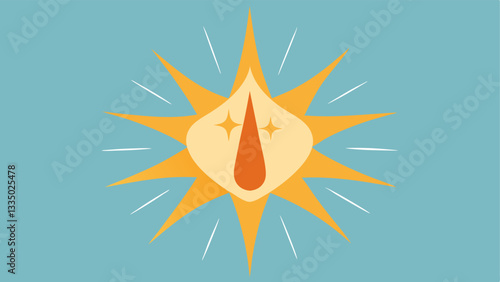 Radiant Skin Texture An abstract representation of skin with a shine effect suggesting the rejuvenation achieved by using the facial mist.