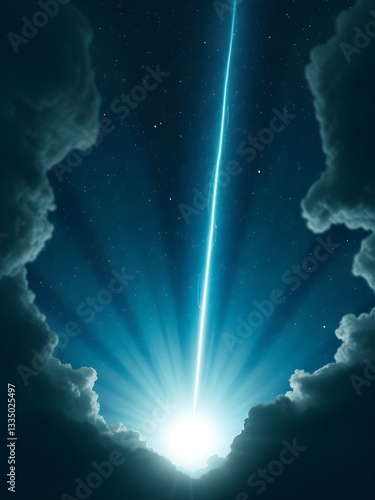 blue sky with clouds