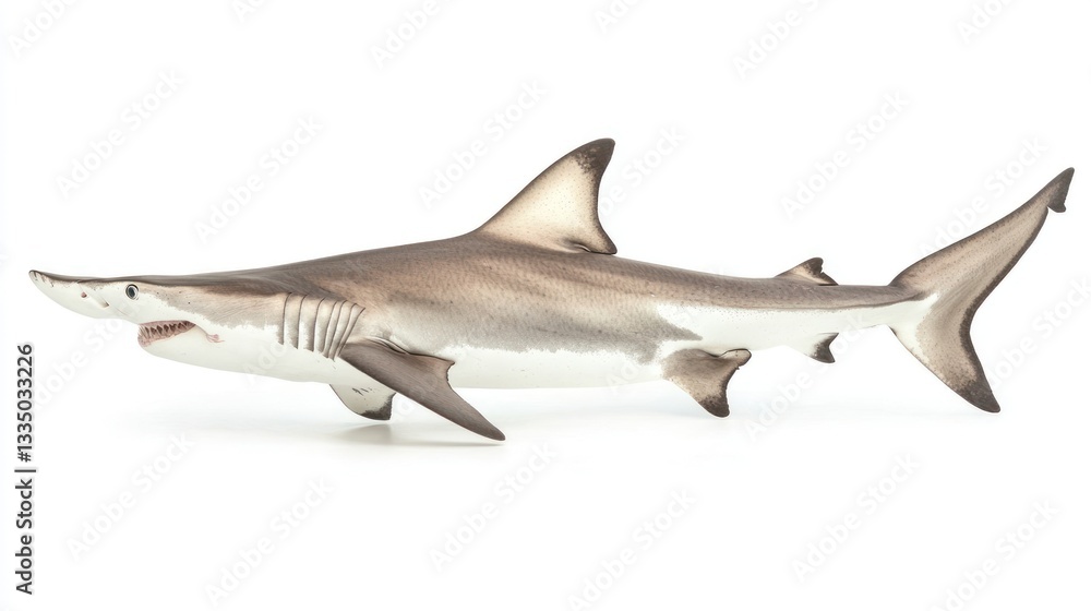 Naklejka premium Hammerhead Shark: A Majestic Ocean Predator