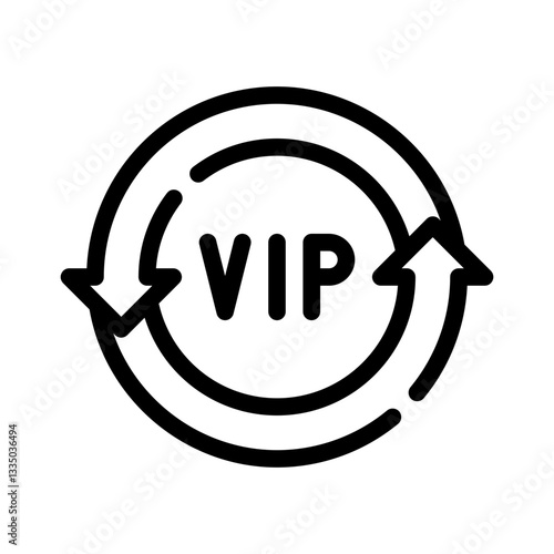 renewal line icon
