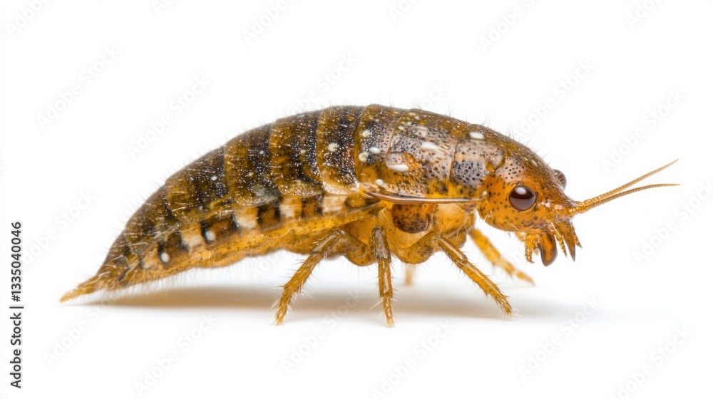 Close-up Macro Photography of a Small Aquatic Insect Close-up Macro Photography of a Small Aquatic Insect