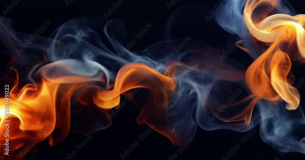Smoke and fire motion Smoke and fire motion