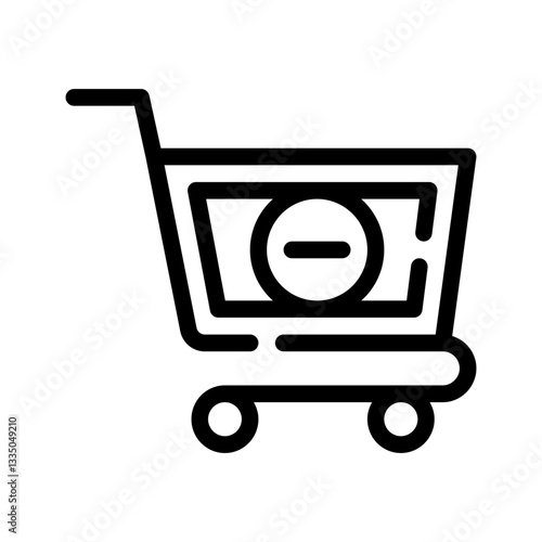 remove from cart line icon