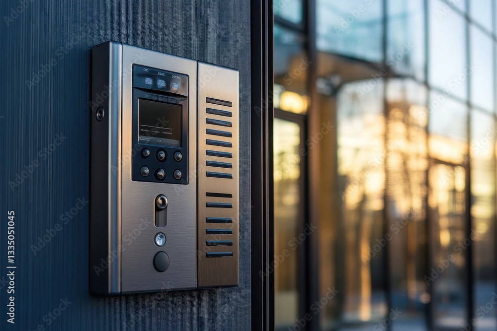 Camera equipped entry intercom with access sensors Camera equipped entry intercom with access sensors