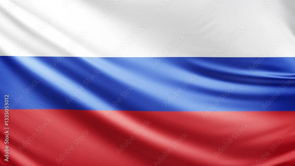 russian flag video, close-up shot of symbol of russia nation, eurasia, animated flag background video, 3D video of a flag, national symbol of the people, patriotism, full screen russian flag video, close-up shot of symbol of russia nation, eurasia, animated flag background video, 3D video of a flag, national symbol of the people, patriotism, full screen