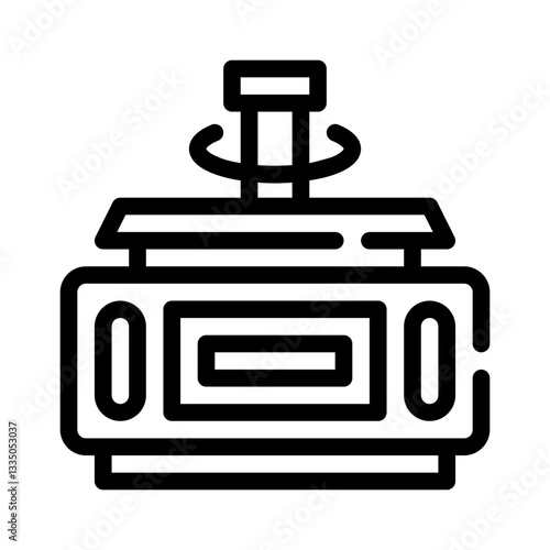 centrifuge line icon
