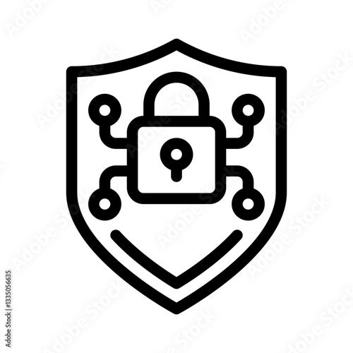 cybersecurity line icon