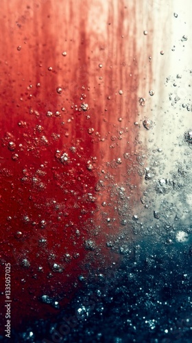 Stunning Abstract Liquid Art with Vibrant Color Gradients and Intricate Bubble Patterns