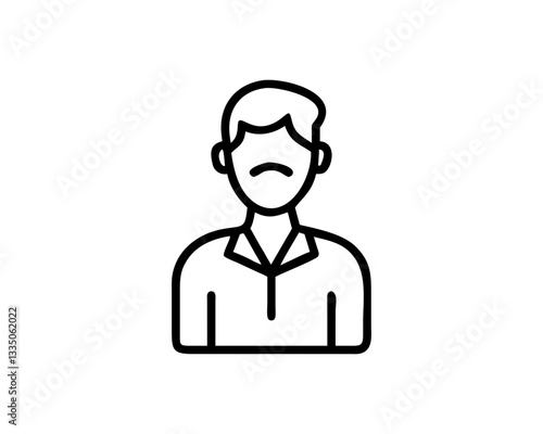 Man icon and man vector