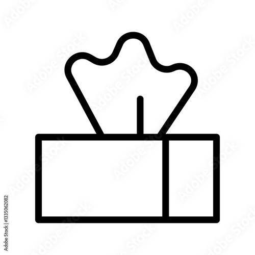 Tissue icon. kleenex sign. vector illustration