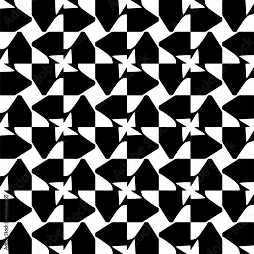 Black pattern, Abstract texture for fabric print, card, table cloth, furniture, banner, cover, invitation, decoration, wrapping. Repetition pattern.