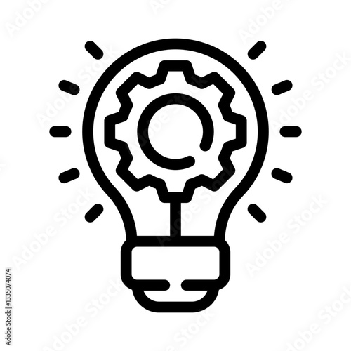 lightbulb line icon