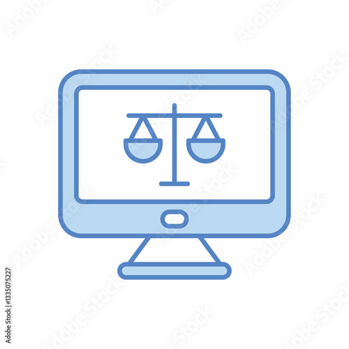 Law vector icon