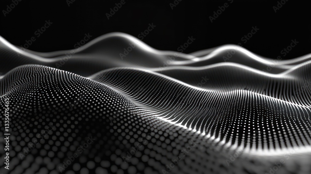 Abstract Data Waves in Dark Background (10) Abstract Data Waves in Dark Background (10)