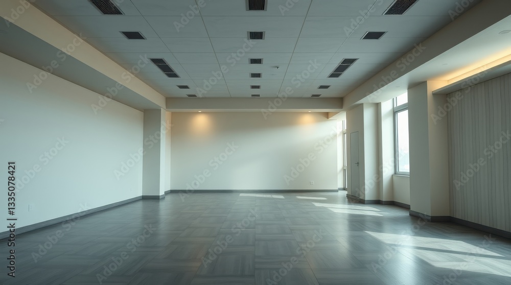 An empty room. An empty room.