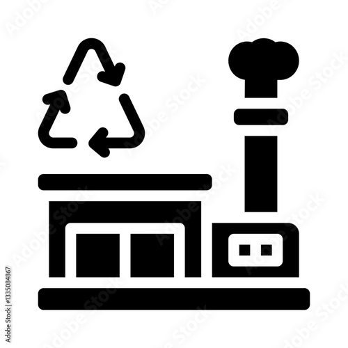 factory glyph icon