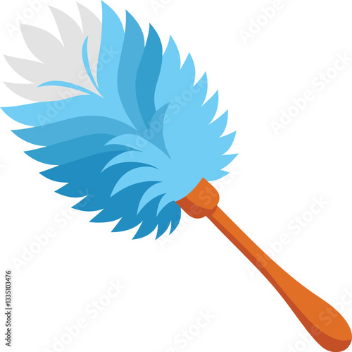 feather duster vector, vector and illustration, vector style