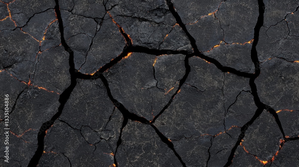 Fototapeta premium Cracked and Broken Surface