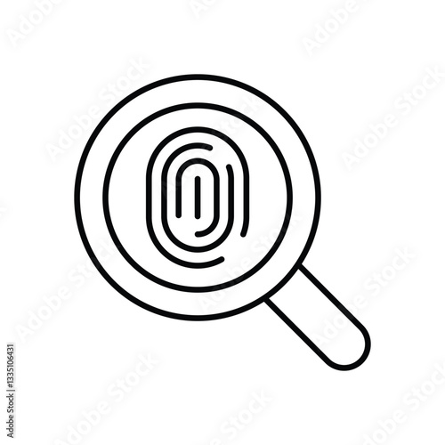 Evidence vector icon