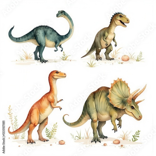 Four Types of Dinosaurs