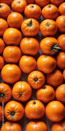 Obraz na płótnie Fresh mandarin fruits on dark. Top view flat lay w salonie