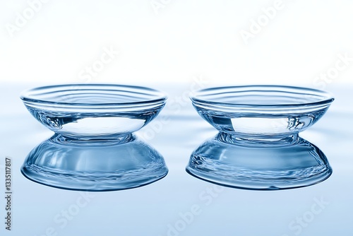 Contact Lens Solution in a Bowl - Clear and Healthy Eyes