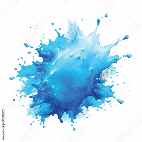 abstract 3d paint splatter and splash in different colour style isolated on white background