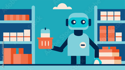 Robotic Inventory Management A friendly robot traversing the aisles scanning products and updating inventory in realtime while customers shop.