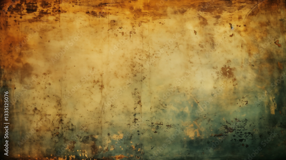 Richly textured grunge background showcasing layers of paint and wear Richly textured grunge background showcasing layers of paint and wear